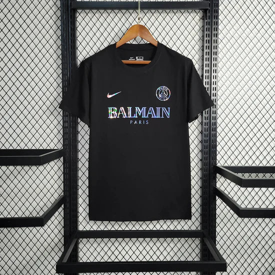 2023/2024 Paris Saint-Germain Black Balmain Kit
