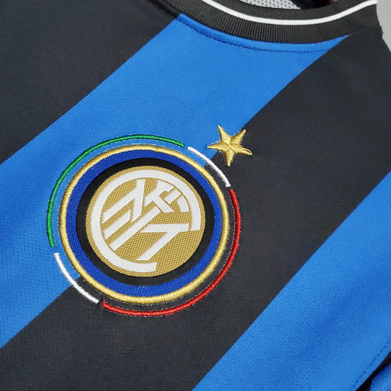 2009/2010 Retro Internazionale Milan Home UEFA Champions League Edition Kit