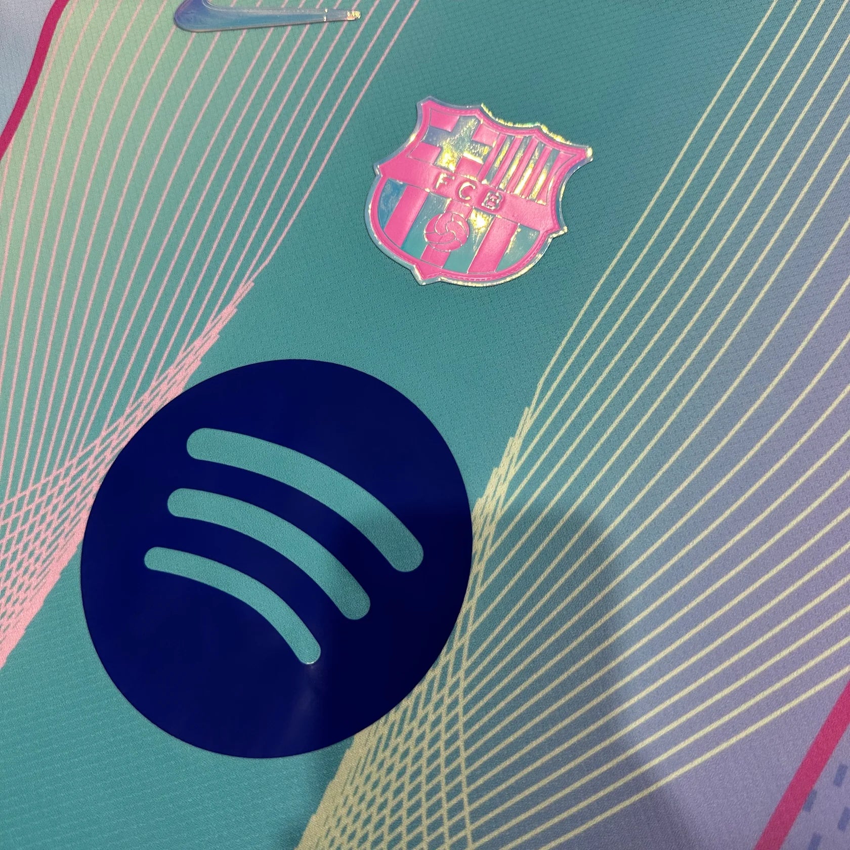 2025/2026 Barcelona Special Edition Pink Blue Gradient