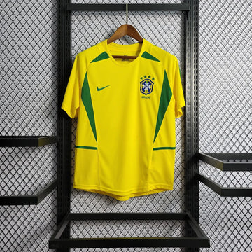2002 Retro Brazil Jersey Home
