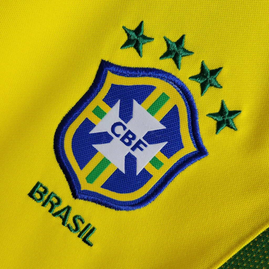 2002 Retro Brazil Jersey Home