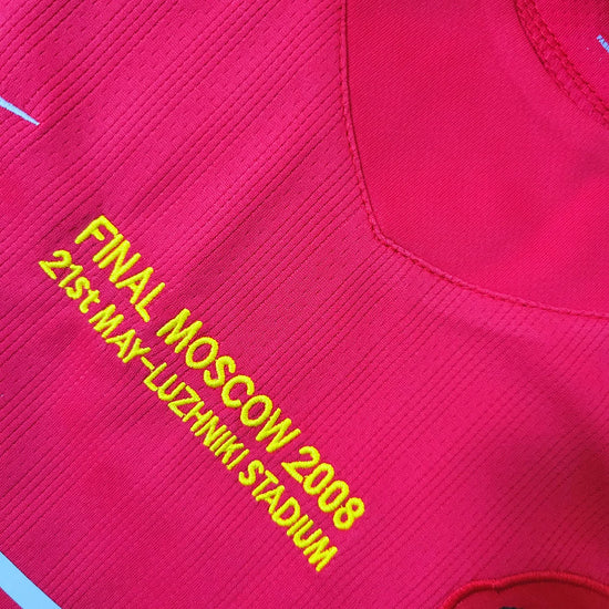 2007/2008 Retro Long Sleeve Manchester United Home Kit