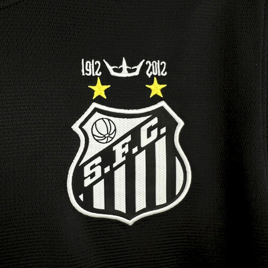2011/2012 Retro Santos Away Black Kit