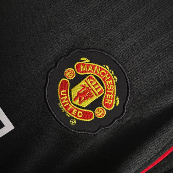 2007/2008 Retro Manchester United long Sleeve Soccer Jersey Third Kit