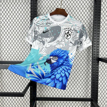 2025/2026 Brazil Special Edition White Blue Bird