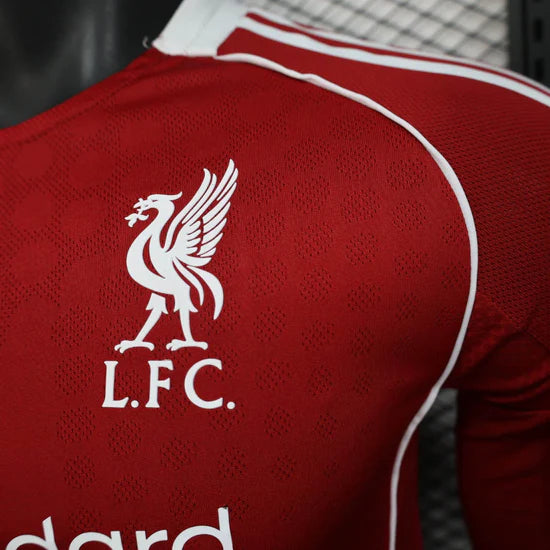 2025/2026 Long Sleeve Liverpool Home Kit