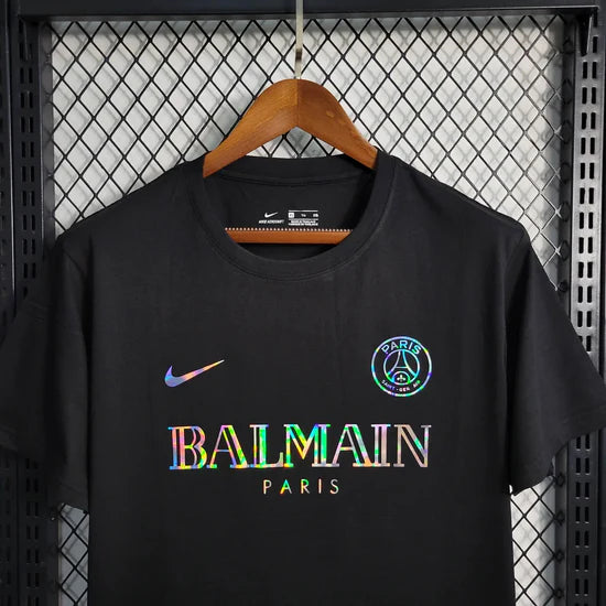2023/2024 Paris Saint-Germain Black Balmain Kit