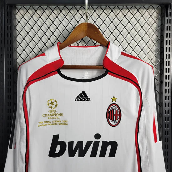2006/2007 Retro Long Sleeve AC Milan Away Kit