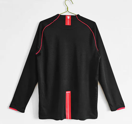 2007/2008 Retro Manchester United long Sleeve Soccer Jersey Third Kit
