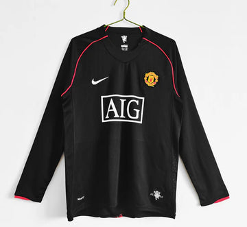 2007/2008 Retro Manchester United long Sleeve Soccer Jersey Third Kit
