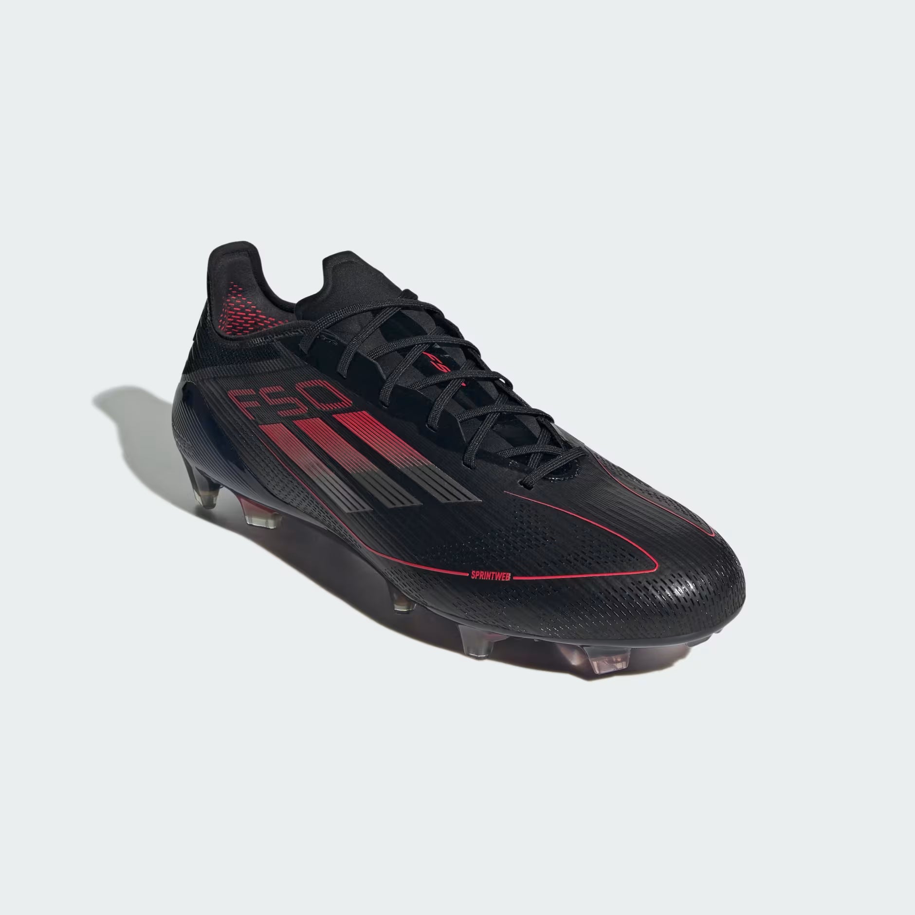 F50 Elite FG Laced Black/Red