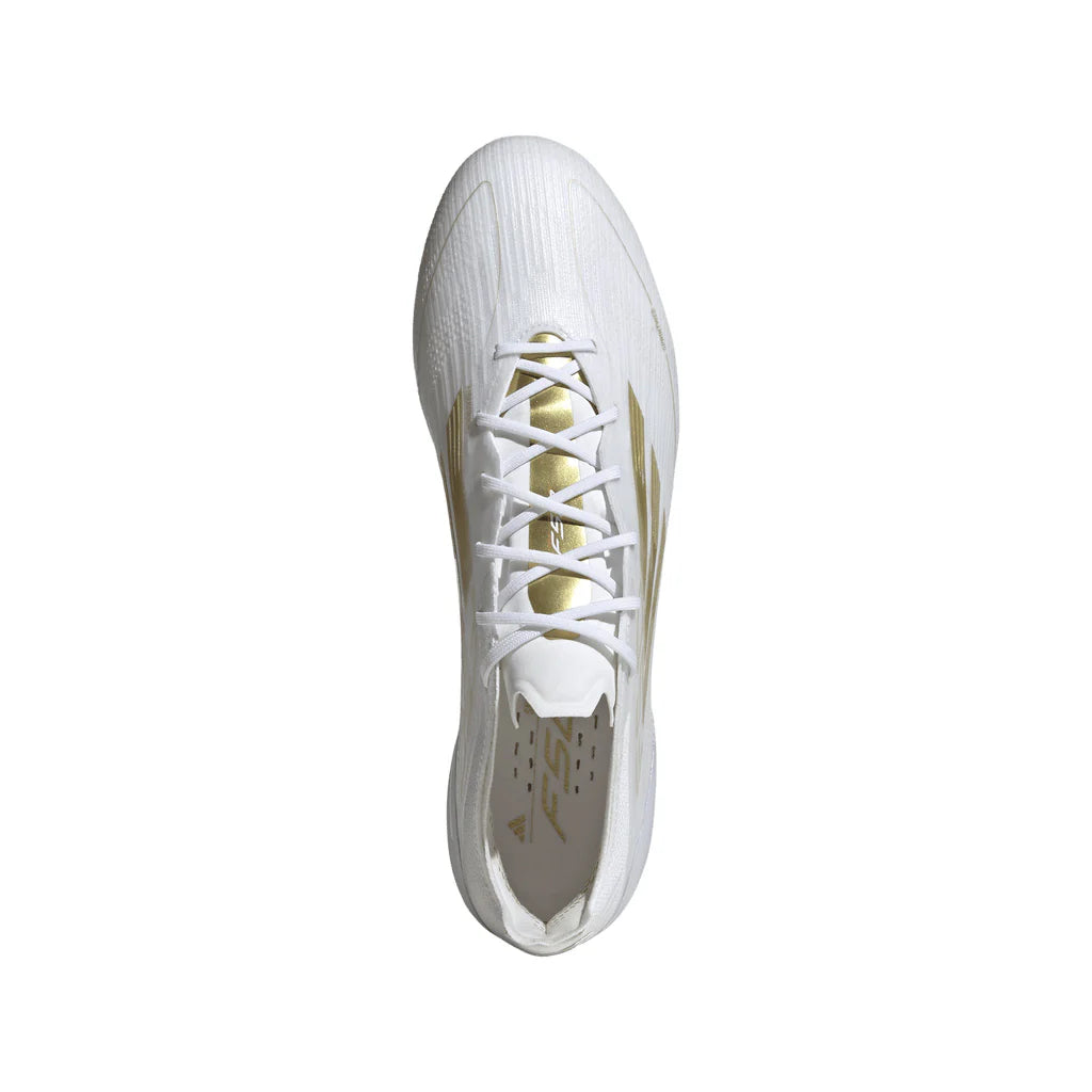 F50 Elite FG Laced White & Gold