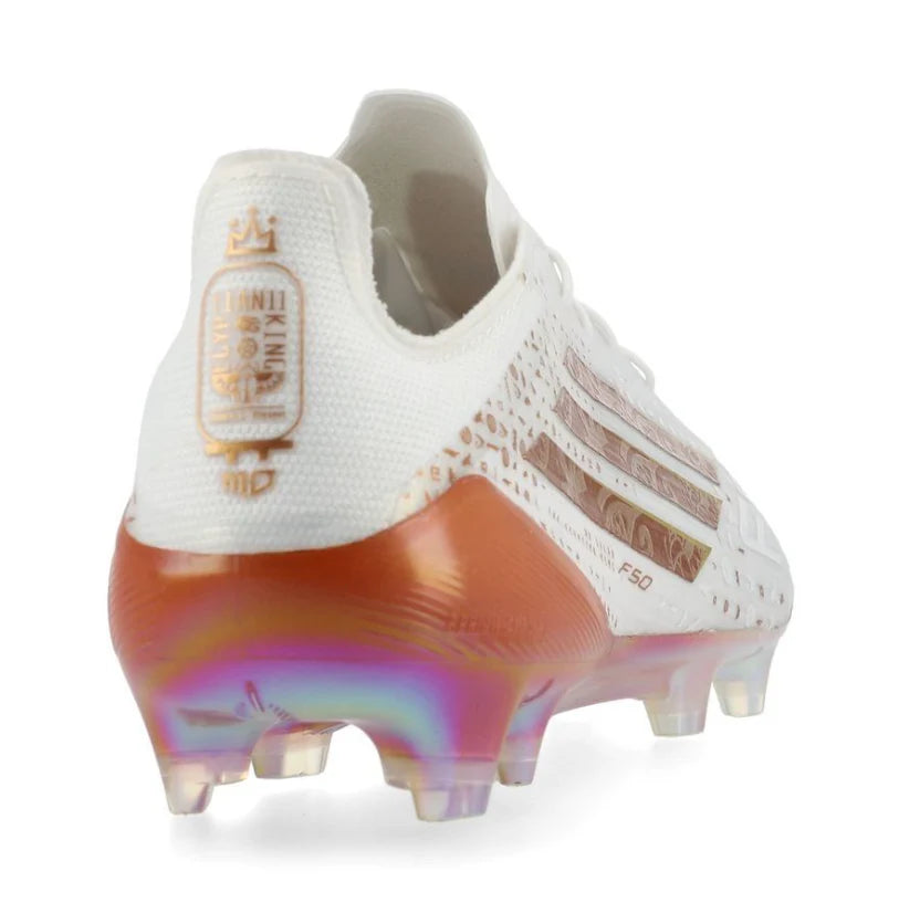 F50 Elite Salah FG White / Gold 8.5 US