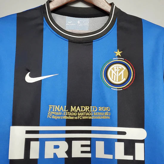 2009/2010 Retro Internazionale Milan Home UEFA Champions League Edition Kit