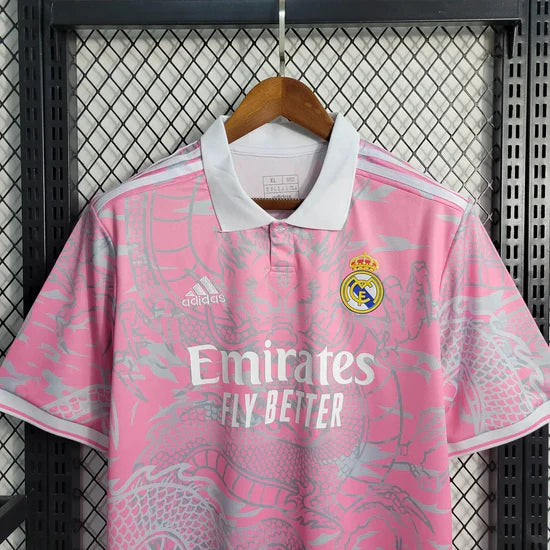 2023/2024 Real Madrid Chinese Dragon Pink Kit